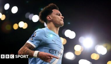 Manchester City 2-1 Newcastle United: Nico O'Reilly double increases pressure on Arsenal