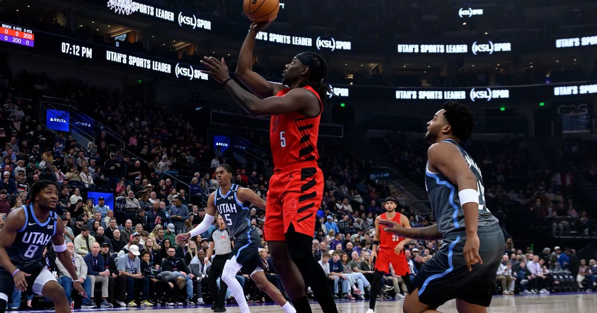 Holiday and Clingan boost Trail Blazers to 135-119 win over Jazz :: WRAL.com