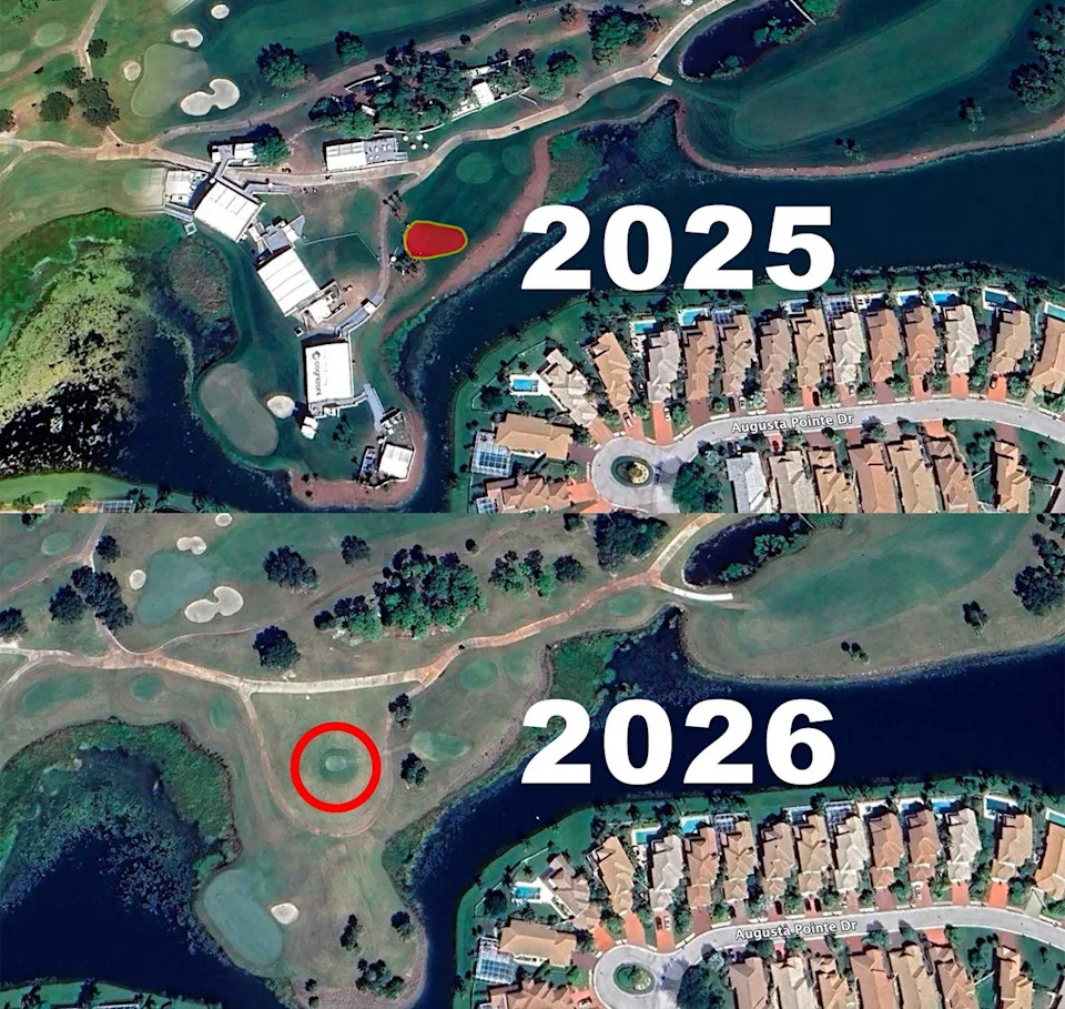 18th hole PGA National