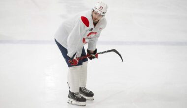 The Capitals will likely need to make a roster move ahead of their return game against the Flyers