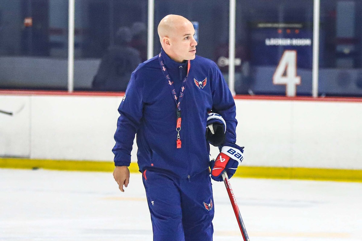 Capitals practice lines hint at what Spencer Carbery may deploy in team’s first game back against Flyers