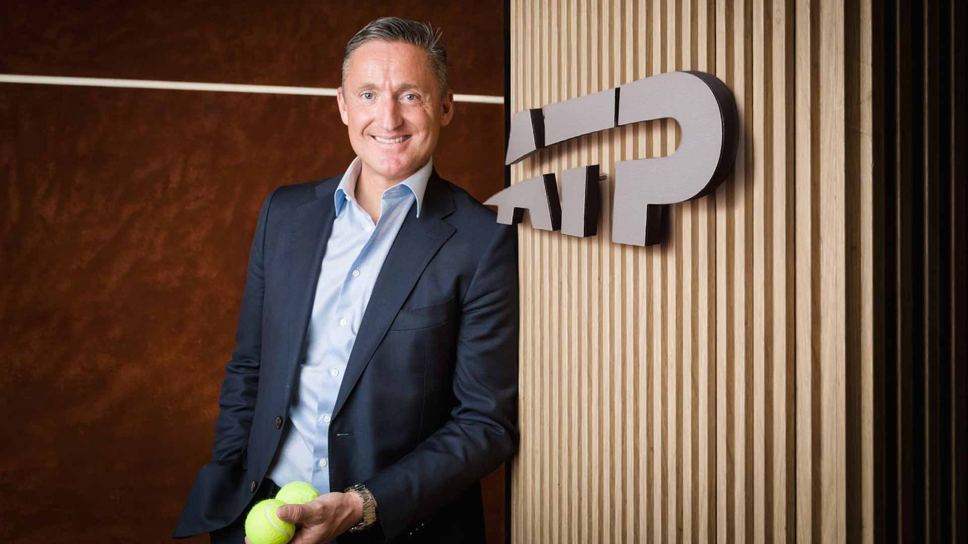 Andrea Gaudenzi has been ATP Chairman since 2020.
