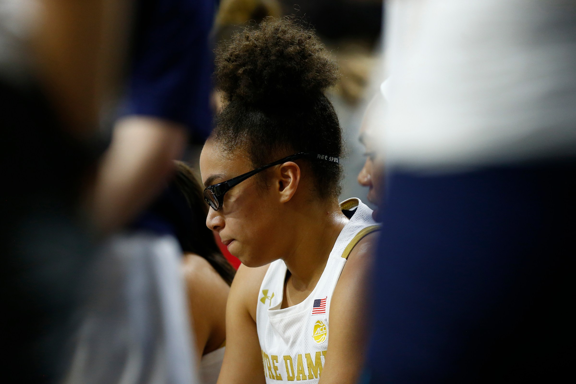 Olivia Miles left a lasting legacy at Notre Dame. (Photo by Jeffrey Brown)