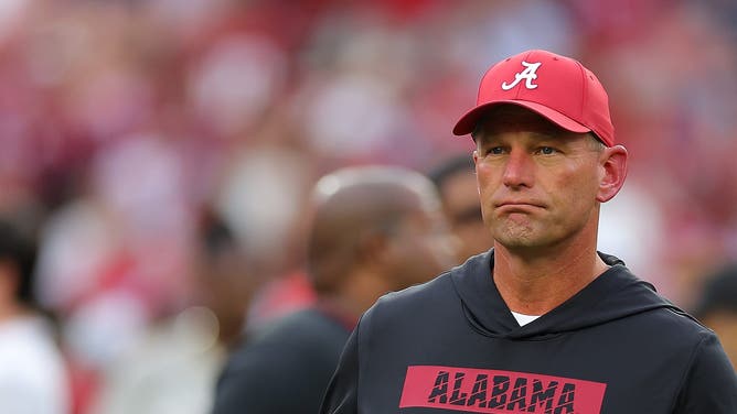 Kalen DeBoer, head coach of the Alabama Crimson Tide