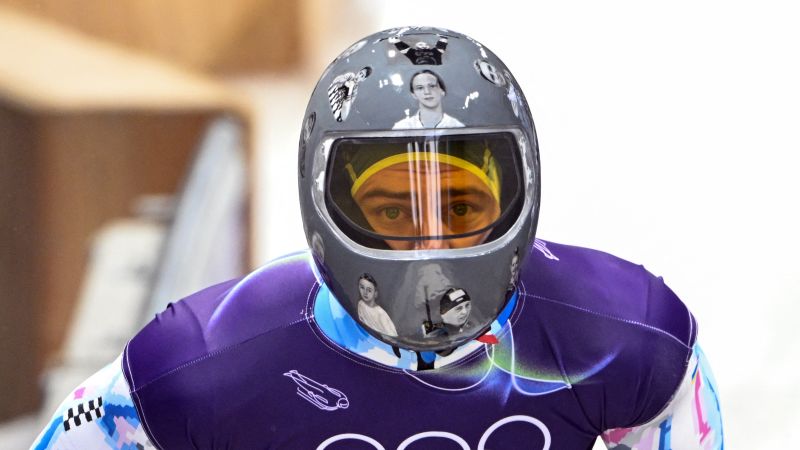 Ukrainian skeleton slider disqualified from Olympics after breaking IOC rules on helmet honoring dead compatriots