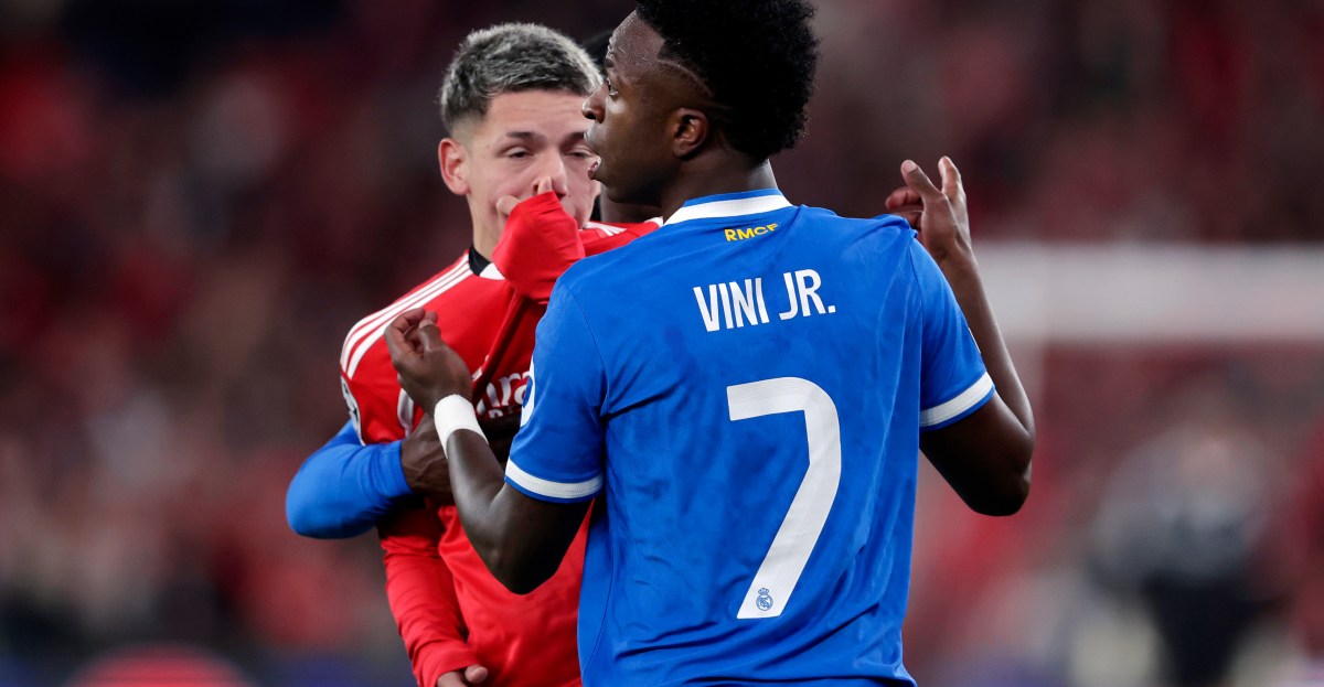 Report: Prestianni Gives Evidence in UEFA Probe Into Alleged Abuse of Vinícius Jr