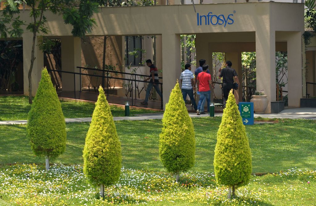 exterior of Infosys campus