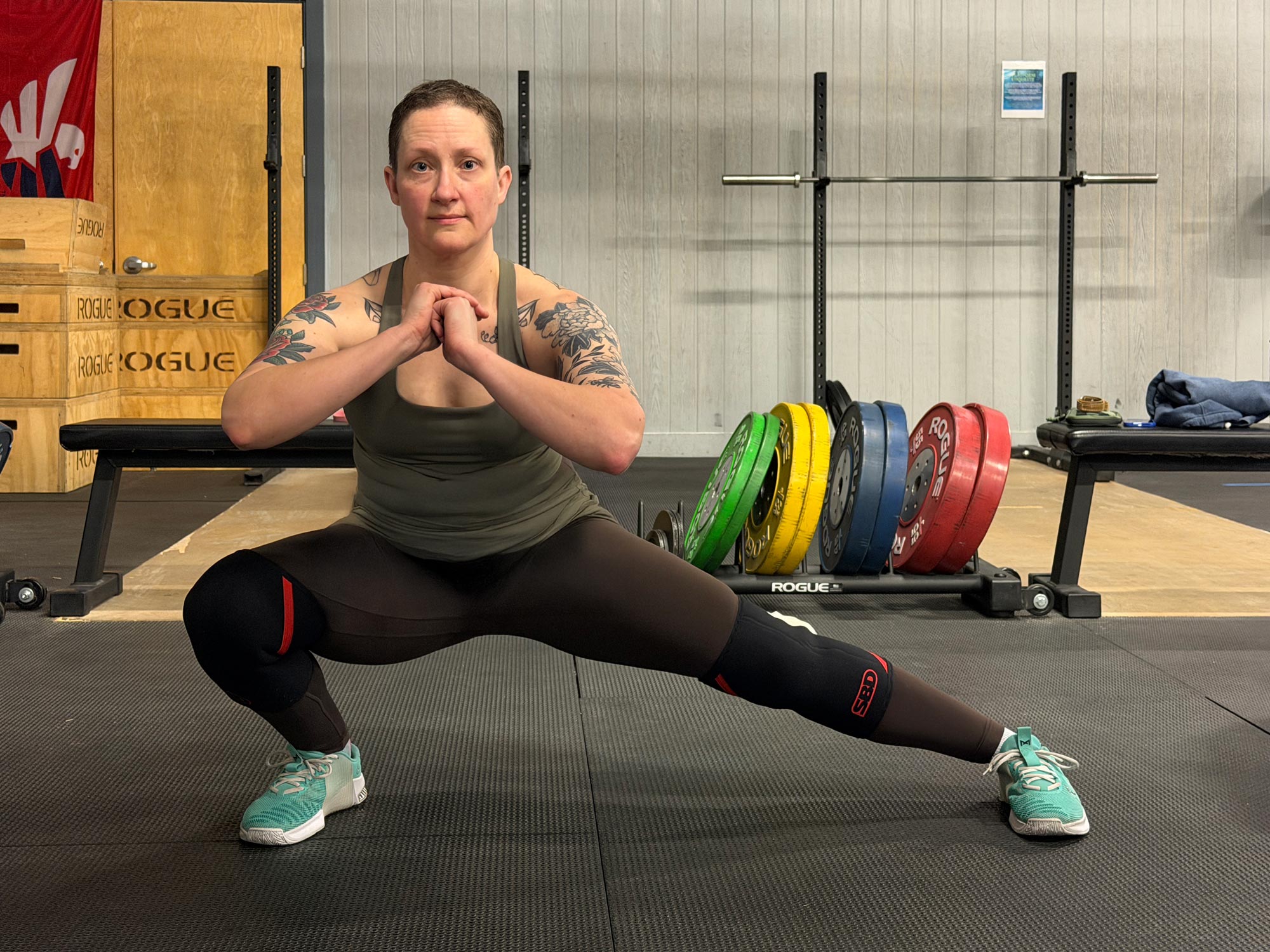 Glute stretch side lunge