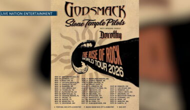 Rock fans, get ready! Godsmack announces "The Rise of Rock World Tour 2026" coming to Hayden Homes