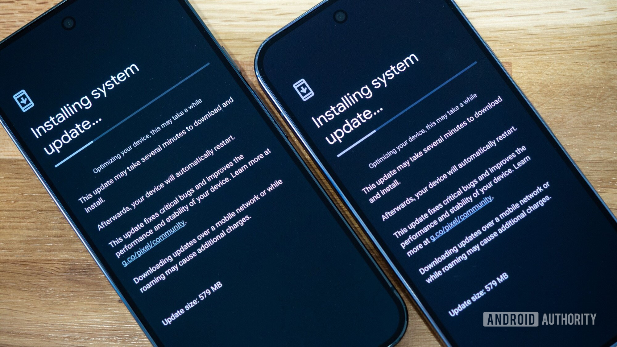 google pixel 10 pro and pro xl installing system update