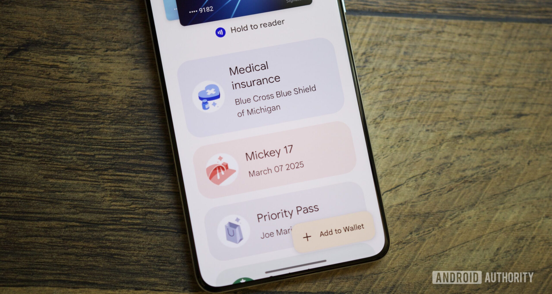 Custom passes in Google Wallet.