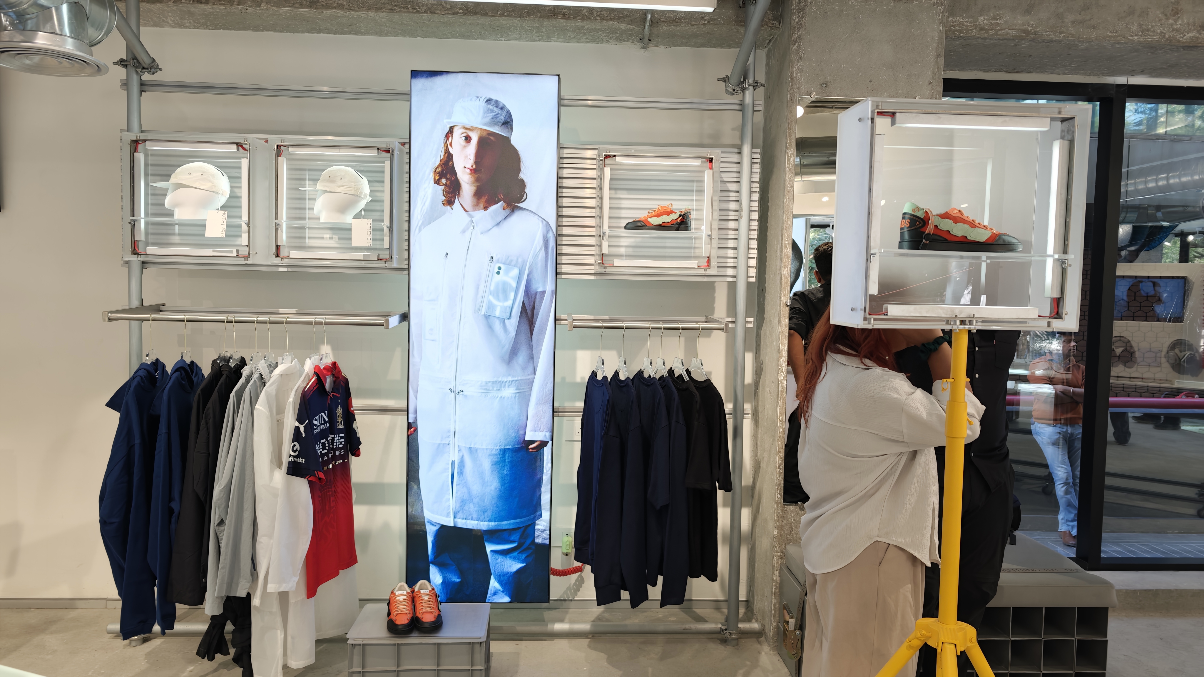Photos of Nothing's retail store in Bengaluru, India