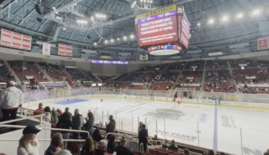 Roof leak postpones Charlotte Checkers game – WSOC TV