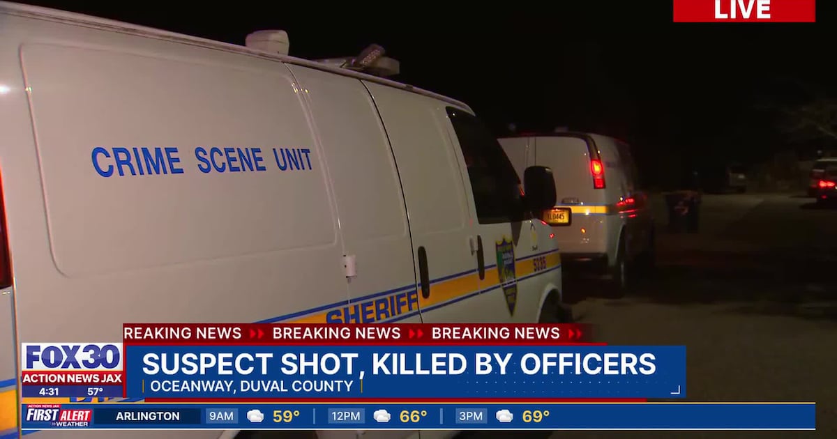Jacksonville officers shoot, kill man in Oceanway area after following suspected stolen vehicle – Action News Jax