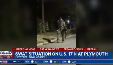 Jacksonville SWAT closes Roosevelt Blvd., calling for suspect over loud speaker – Action News Jax