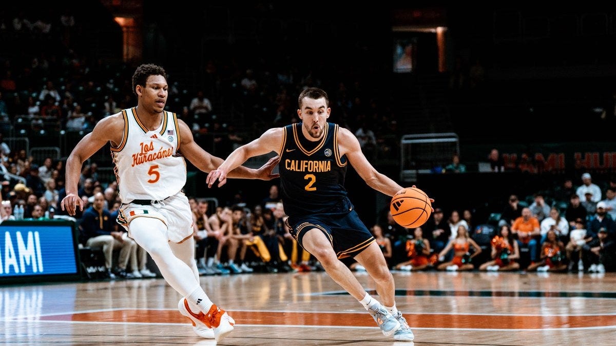 Cal Outlasts Miami in a Hard-Fought 86-85 Victory