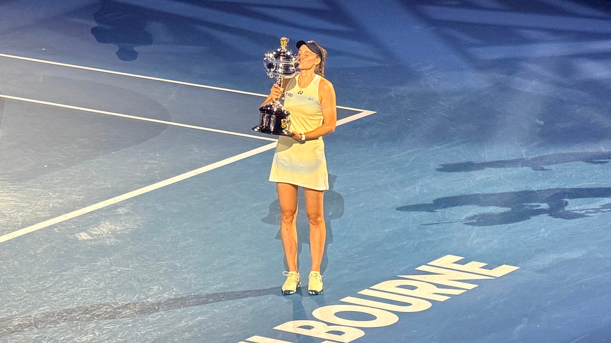 Australian Open champion Elena Rybakina Stood by Her Man