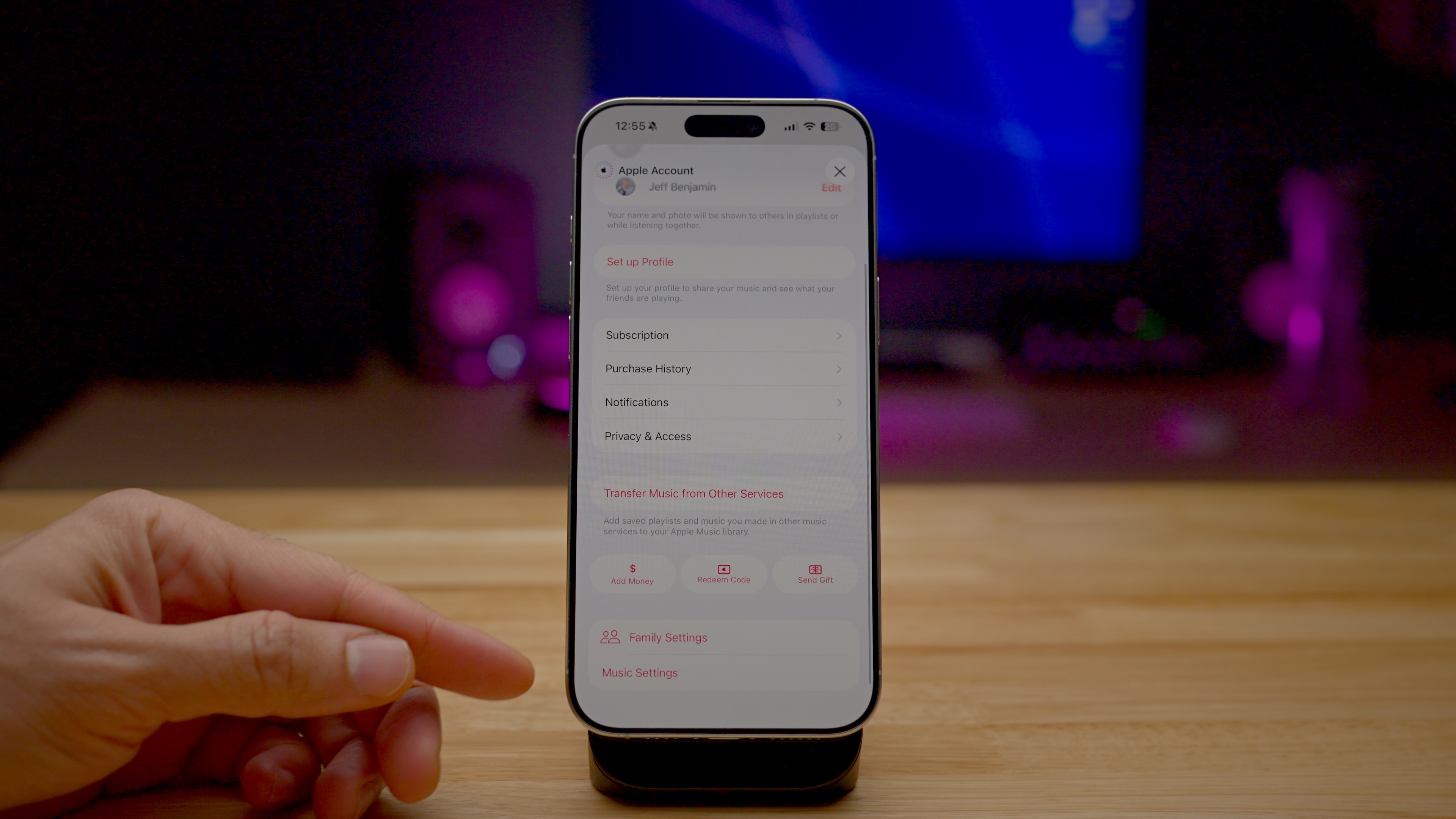 iOS 26.4 beta 2 Music settings