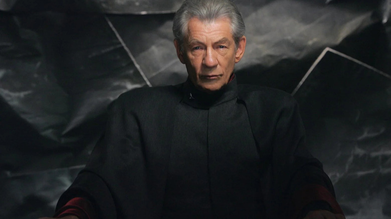 Ian McKellen as Magneto looking serious in the X-Men movies