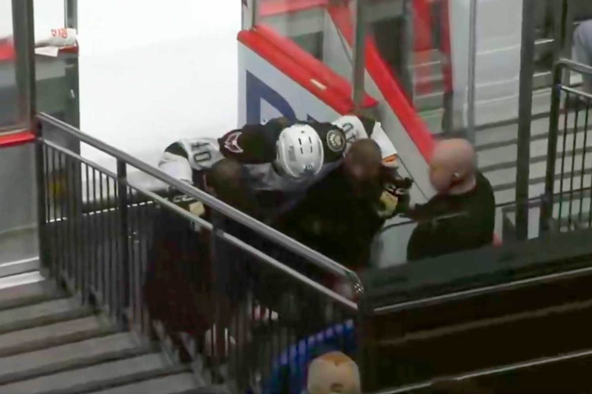 Ilya Protas returns from blindside hit, injury scare against Laval: ‘I was a little worried this would be another guy who may be out for a while’