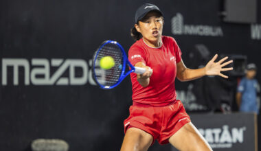 Zhang upsets Navarro, Paolini eases past Hon to reach Merida quarterfinals