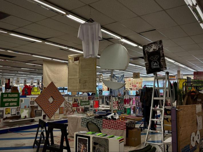 art installations in the 99cent store