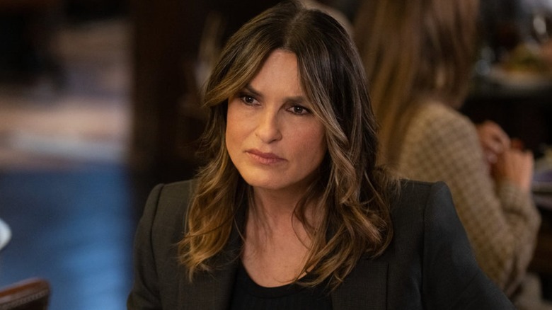 Olivia Benson looking serious on Law & Order: Special Victims Unit