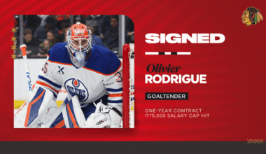 RELEASE: Blackhawks Sign Olivier Rodrigue to One-Year, Two-Way Contract