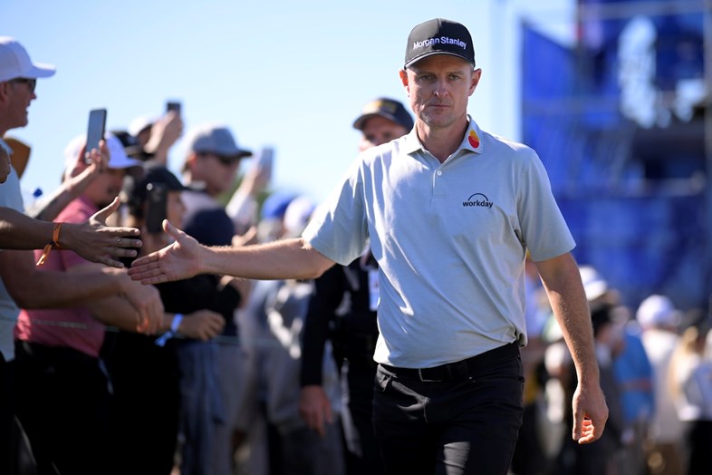 After breaking a record set by Tiger Woods, Justin Rose discussed his decision to reject LIV Golf.