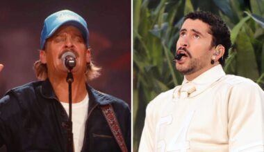 Kid Rock and Bad Bunny