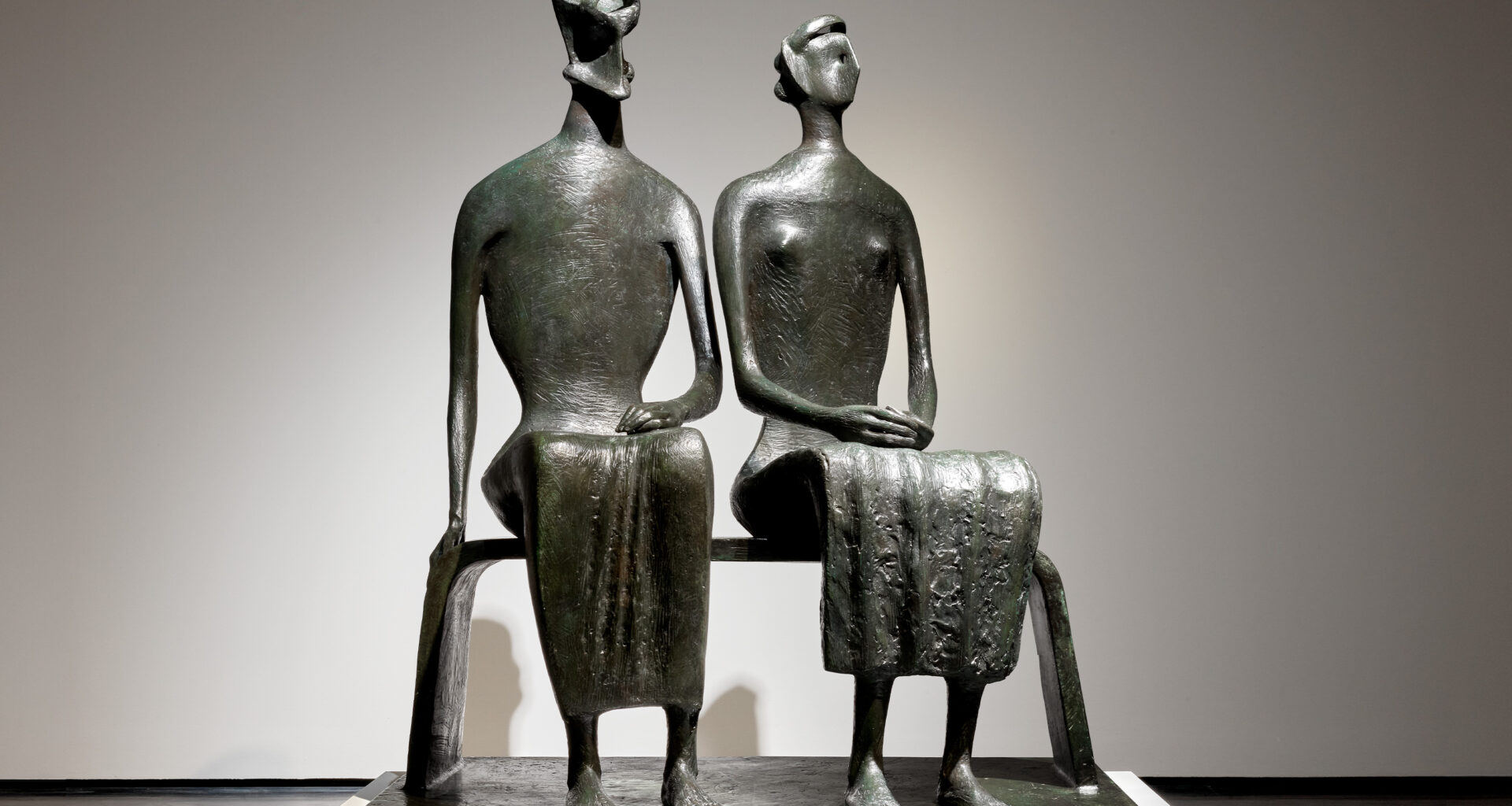 Henry Moore's majestic sculpture, King and Queen