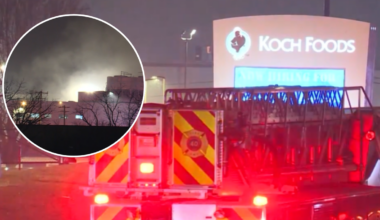 3 injured, 1 unaccounted for after large fire, gas leak breaks out at Koch Foods plant in Fairfield