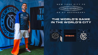 The All Nations Kit | New York City FC Unveil New Secondary Kit