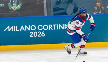 Laila Edwards, the first Black woman to win Olympic gold with Team USA women’s hockey, grew up idolizing Alex Ovechkin and has a ‘GR8’ tattoo on her ankle
