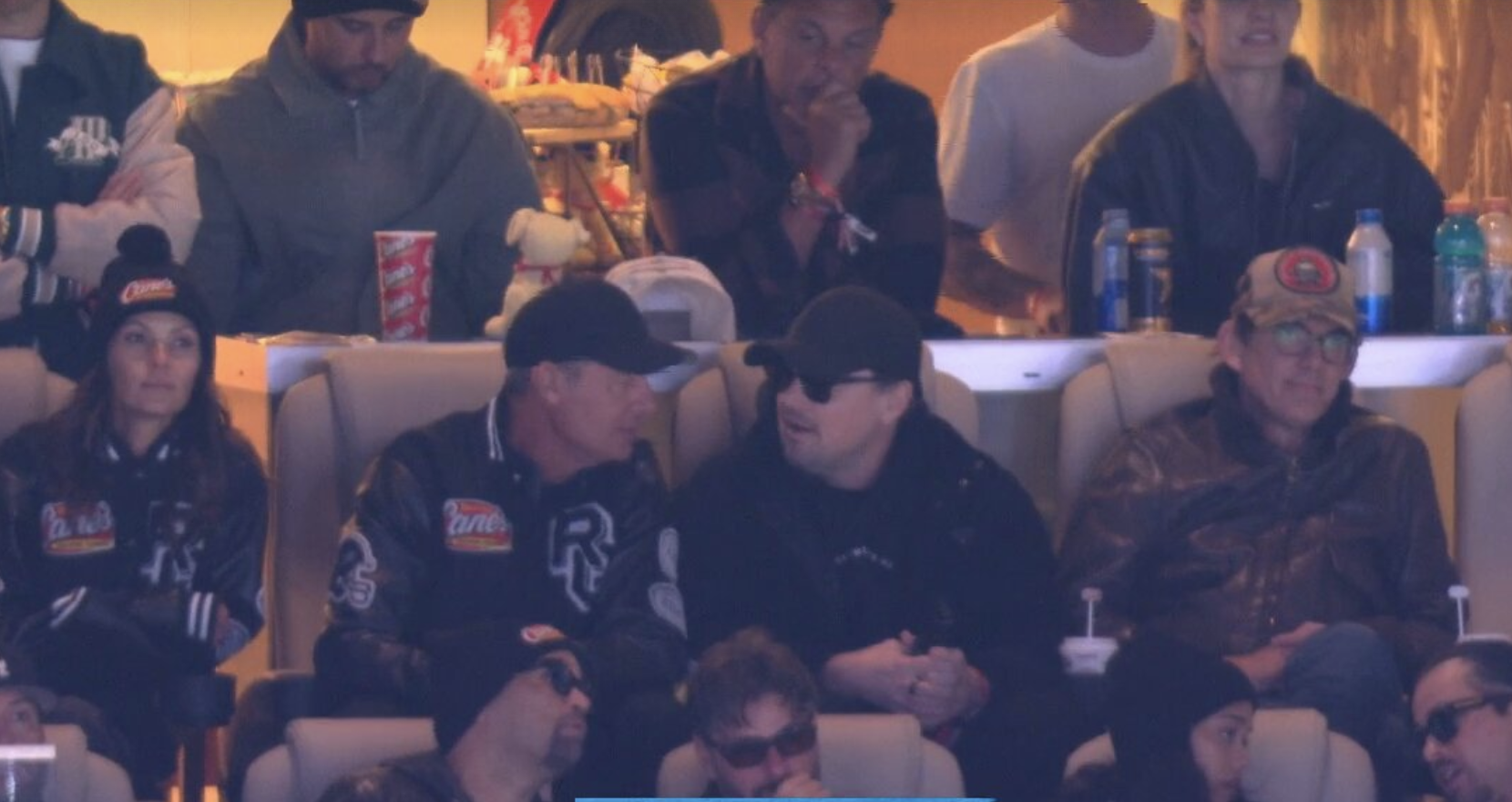 Leonardo DiCaprio attends Super Bowl 60
