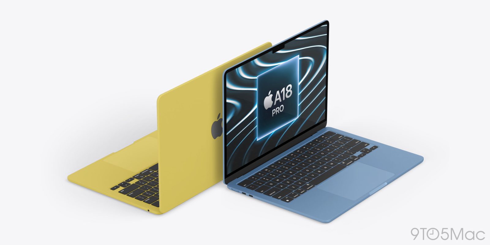 A18 Pro MacBook concept