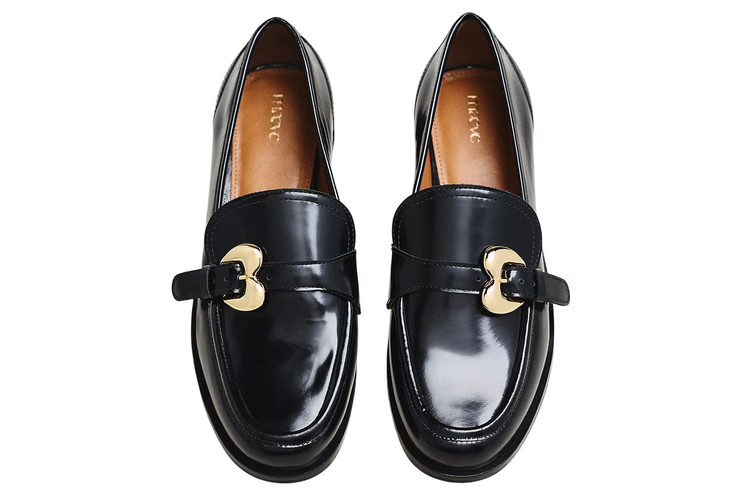 Maeve Heart Buckle Loafers