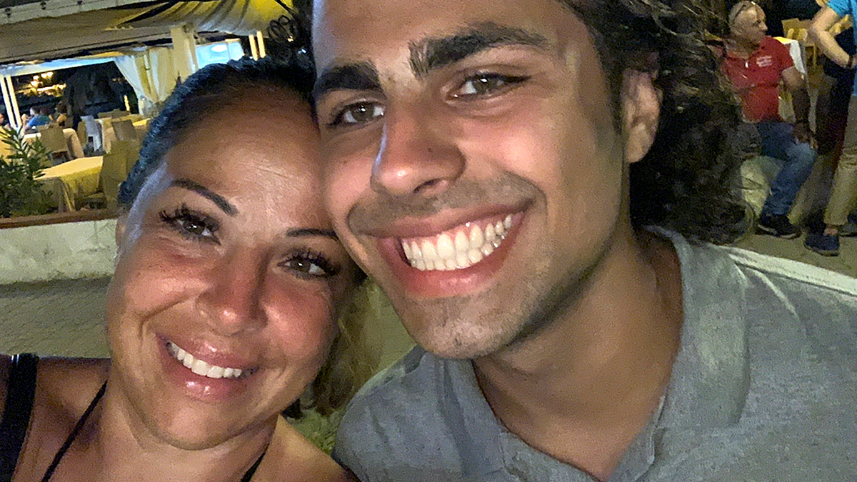 Margaret Marsilla and son Kiano smiling