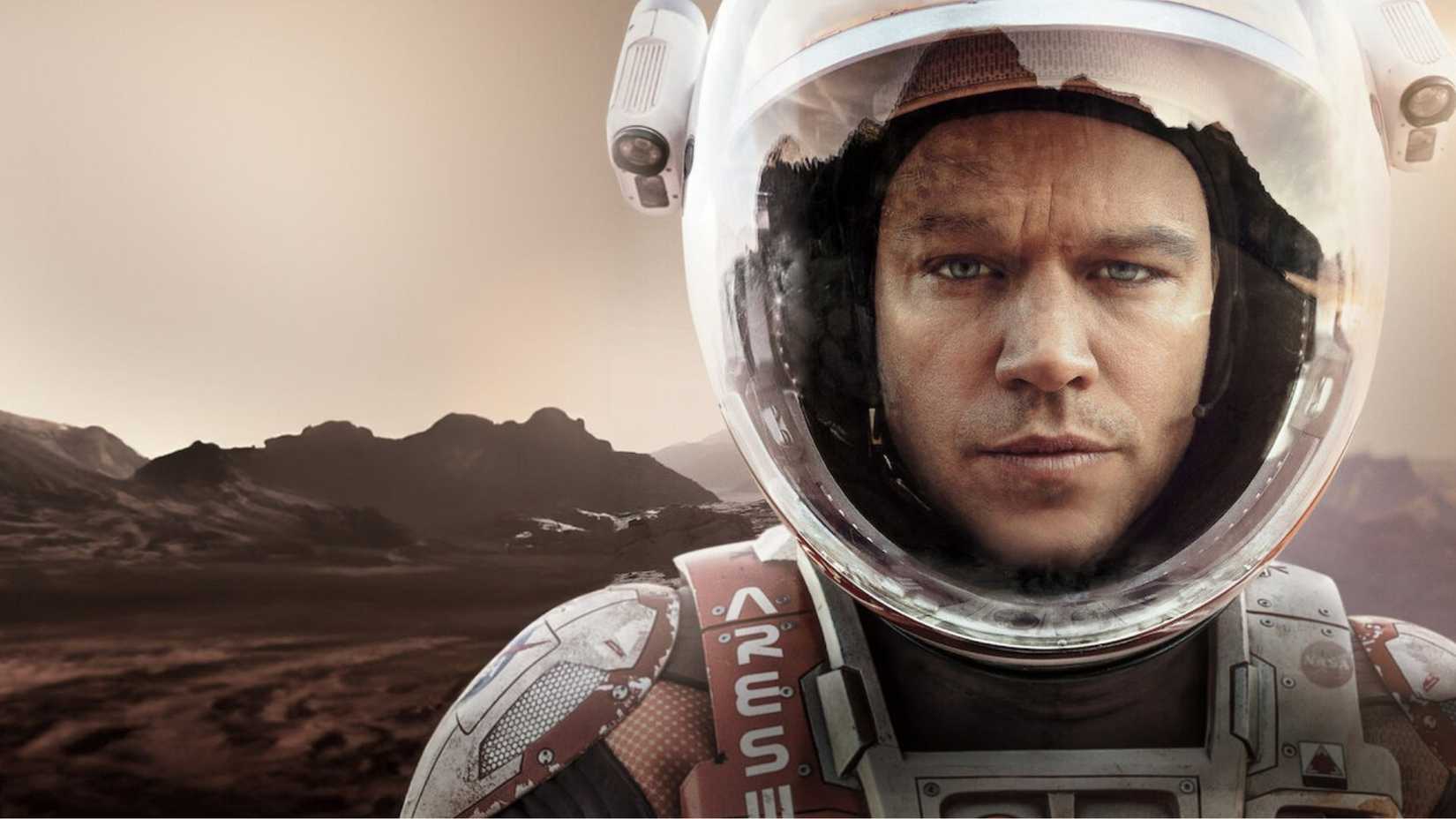 Matt Damon as Dr Mark Watney in The Martian
