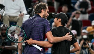 Daniil Medvedev and Learner Tien have met four times since the start of the 2025 season.