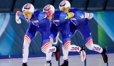 U.S. chases golden sweep in team pursuit at Milan Cortina Olympics