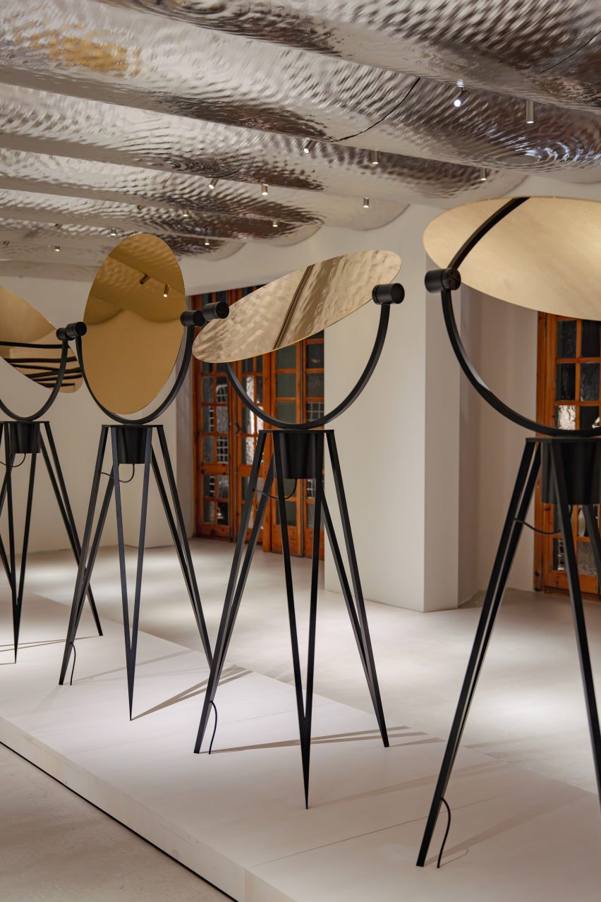 Mirrors inside Spanish art gallery