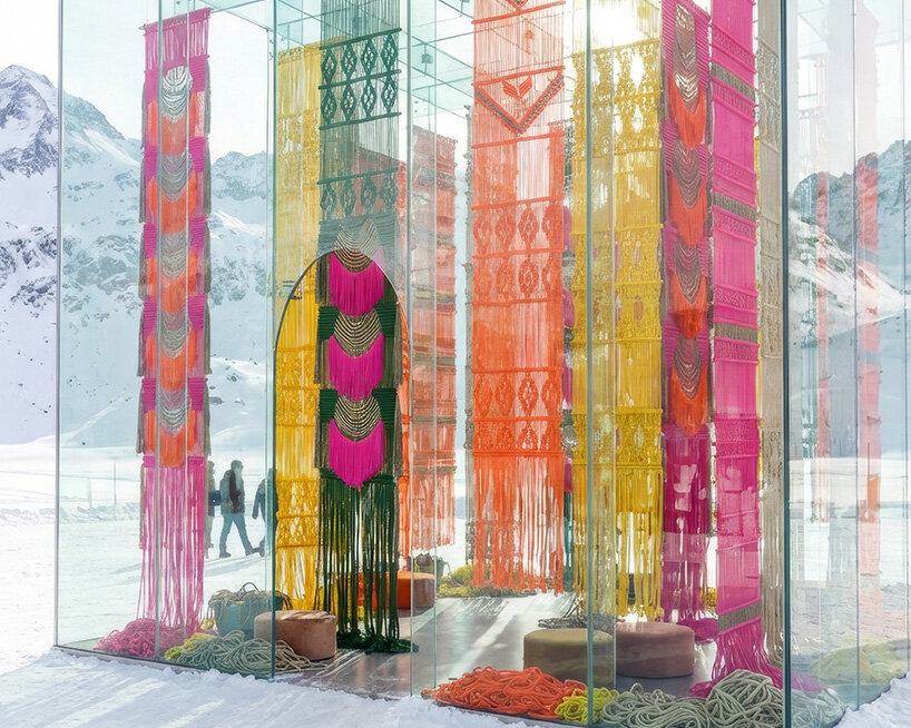 milla novo textile installation