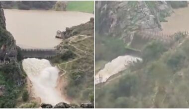 BREAKING: Montejaque 'ghost dam' begins spilling water after reaching capacity for first time in a century