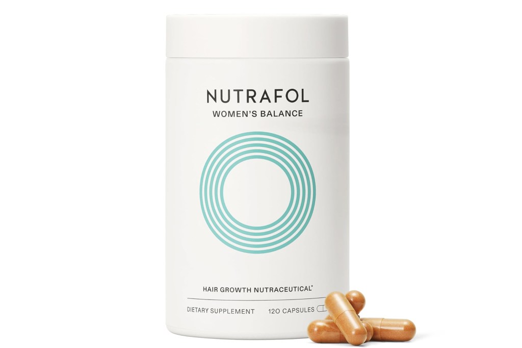 Nutrafol Women's Balance Hair Growth Nutraceutical with 120 capsules.