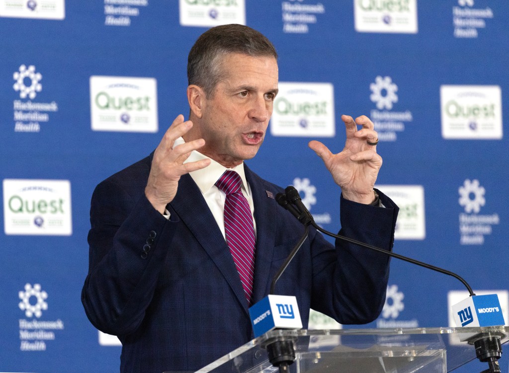 Giants head coach John Harbaugh.