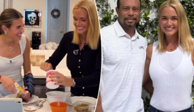 Kai Trump rebuffed by mom Vanessa after coy Tiger Woods nod