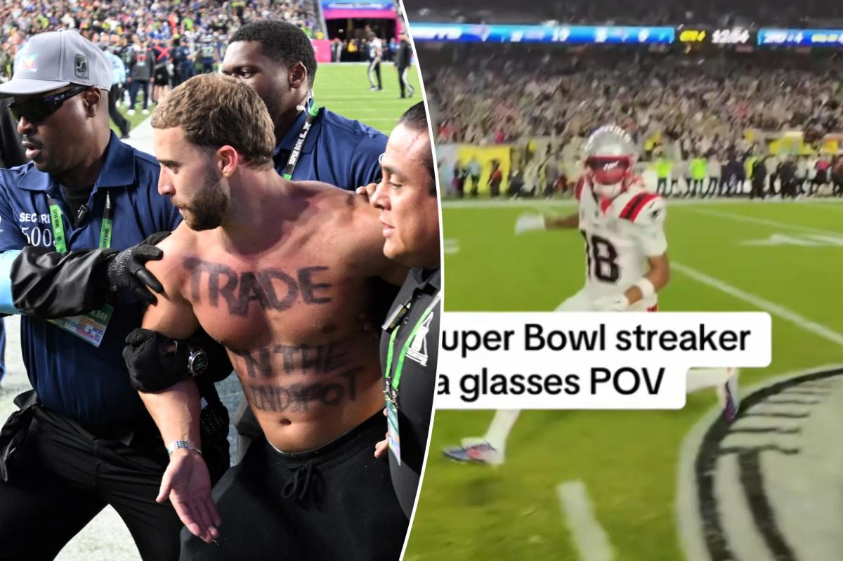 Super Bowl 2026 field invader reveals first-person video of hectic scene
