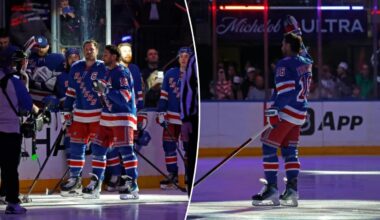 Rangers' Olympic heroes get warm welcome home as 'U-S-A' chants fill Garden