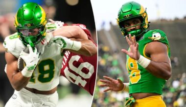 Oregon's Kenyon Sadiq's solid chops primed to skyrocket stock at NFL combine